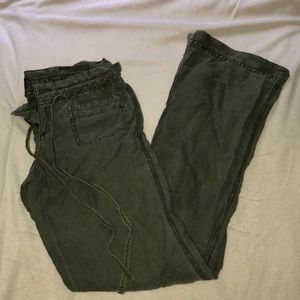 American eagle army green cloth pants